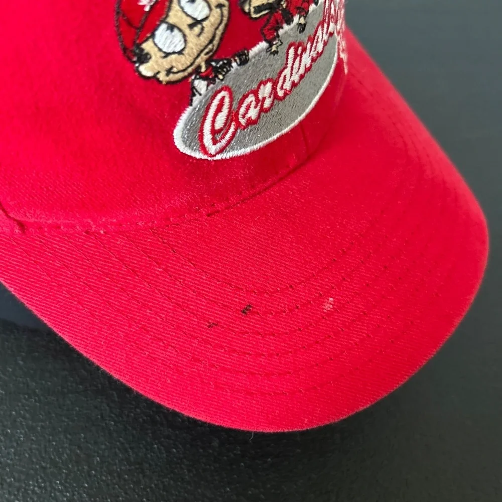 Vintage Saint Louis Cardinals Hat Cap Snap Back Adjustable Red YOUTH Rugrats MLB